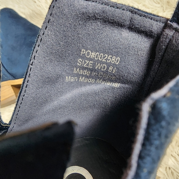 NWOB Journee Collection Blue Split Ankle Booties 8.5 WIDE - Picture 9 of 11